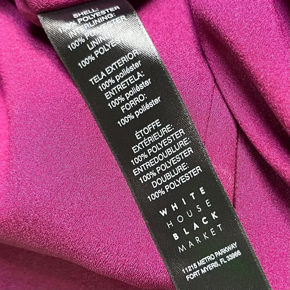 White House Black Market Dress Floral Cutout Shift - Picture 6 of 7